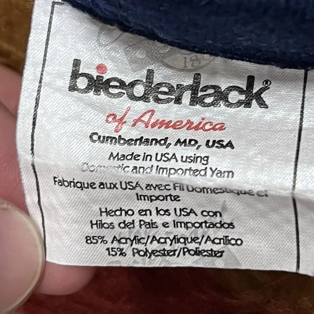 Vintage Biederlack Blanket Throw Aztec Navajo Southwestern Reversible 46x58